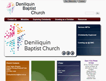 Tablet Screenshot of denibaptistchurch.com